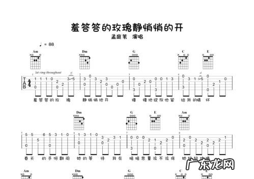 羞答答的玫瑰歌词歌词 羞答答的玫瑰歌词