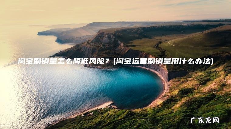 淘宝运营刷销量用什么办法 淘宝刷销量怎么降低风险？