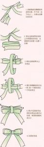 如何打蝴蝶结 步骤 图解 蝴蝶结的打法步骤图