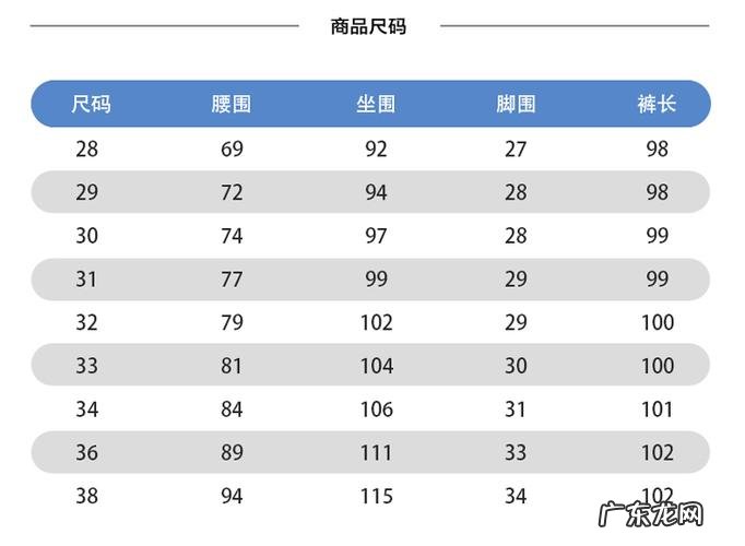 裤子32码是多大码 裤子32码是多大腰围