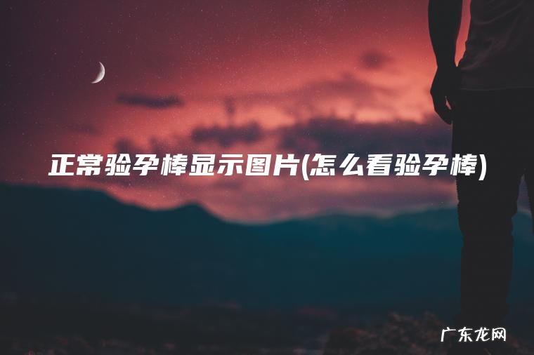 正常验孕棒显示图片(怎么看验孕棒) 怎么看验孕棒 正常验孕棒显示图片