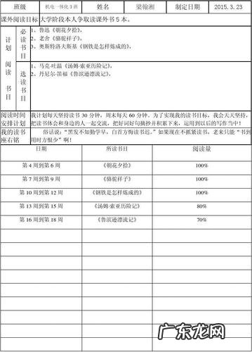 读书计划怎么写五年级 读书计划怎么写