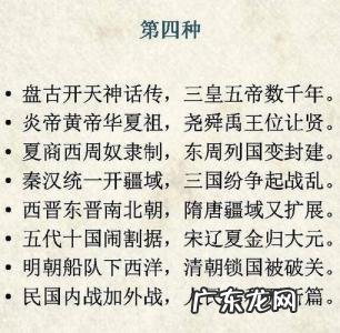 中国上下五千年历史表图片 中国上下五千年历史表