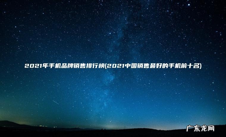 2021中国销售最好的手机前十名 2021年手机品牌销售排行榜