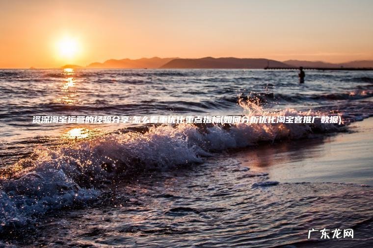 资深淘宝运营的经验分享:怎么着重优化重点指标(如何分析优化淘宝客推广数据) 如何分析优化淘宝客推广数据 资深淘宝运营的经验分享:怎么着重优化重点指标