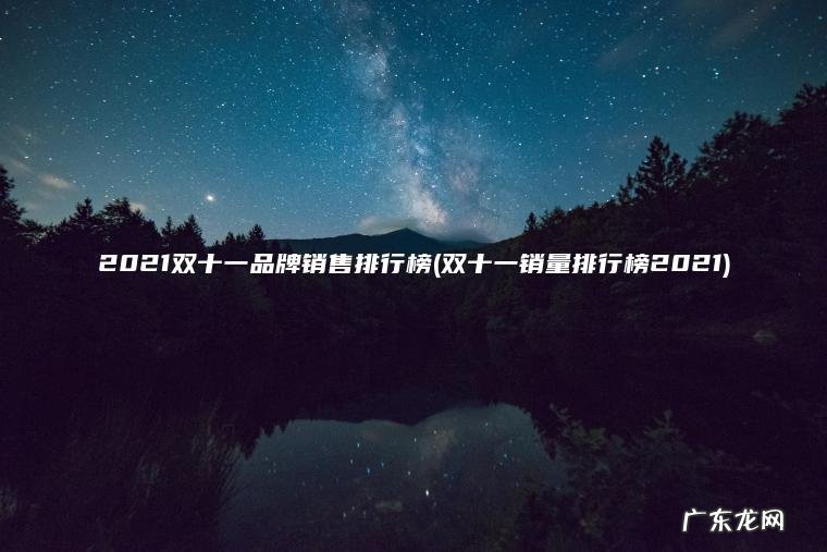 2021双十一品牌销售排行榜(双十一销量排行榜2021) 双十一销量排行榜2021 2021双十一品牌销售排行榜