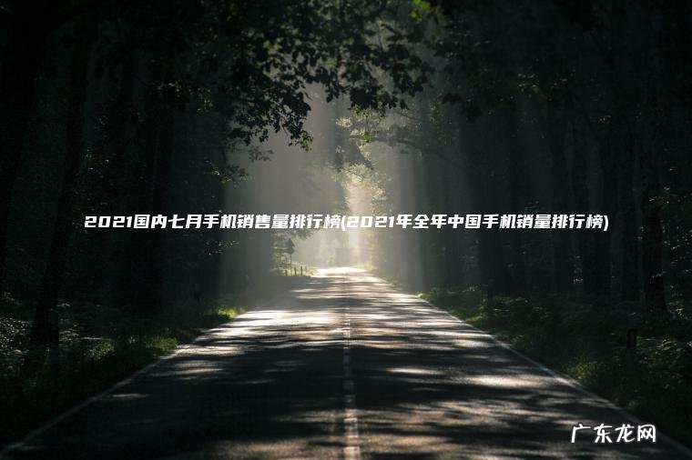 2021国内七月手机销售量排行榜(2021年全年中国手机销量排行榜) 2021年全年中国手机销量排行榜 2021国内七月手机销售量排行榜