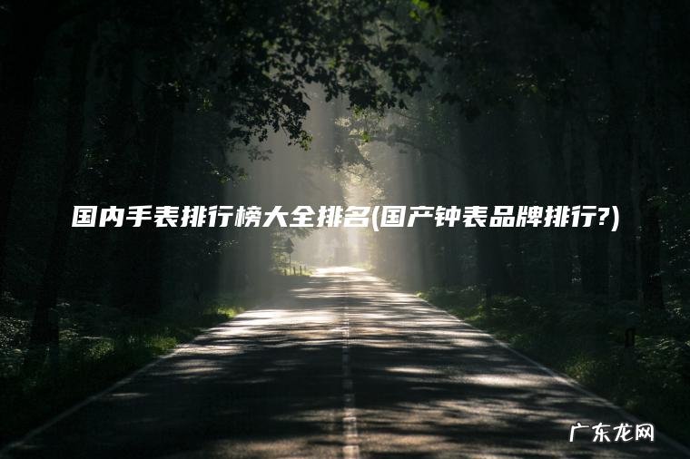 国内手表排行榜大全排名(国产钟表品牌排行?) 国产钟表品牌排行? 国内手表排行榜大全排名