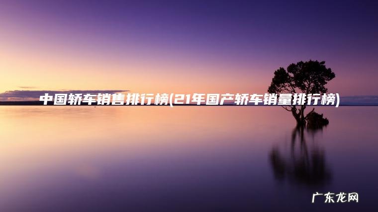 21年国产轿车销量排行榜 中国轿车销售排行榜