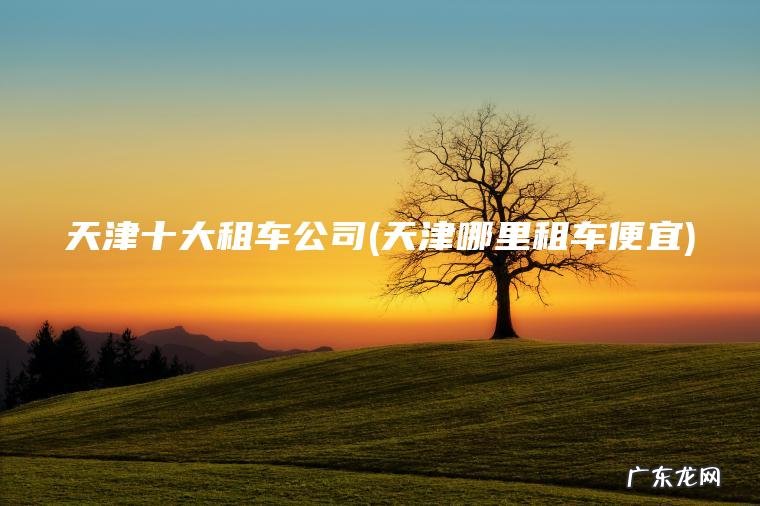 天津哪里租车便宜 天津十大租车公司