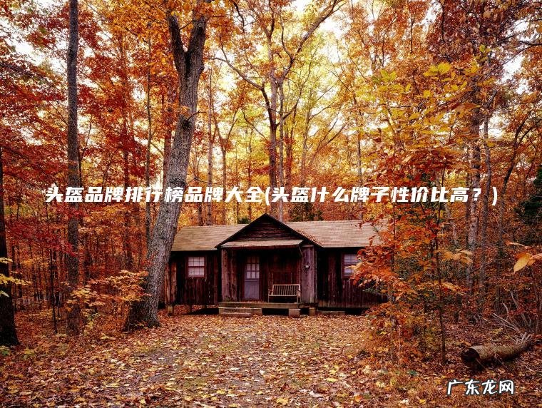 头盔品牌排行榜品牌大全(头盔什么牌子性价比高？)