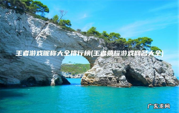 王者游戏昵称大全排行榜(王者荣耀游戏网名大全) 王者荣耀游戏网名大全 王者游戏昵称大全排行榜