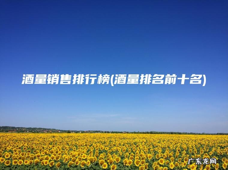 酒量销售排行榜(酒量排名前十名) 酒量排名前十名 酒量销售排行榜