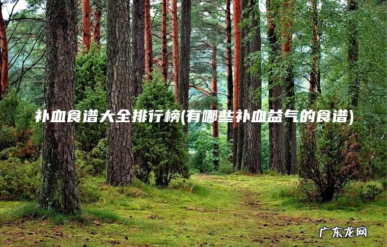 补血食谱大全排行榜(有哪些补血益气的食谱) 有哪些补血益气的食谱 补血食谱大全排行榜