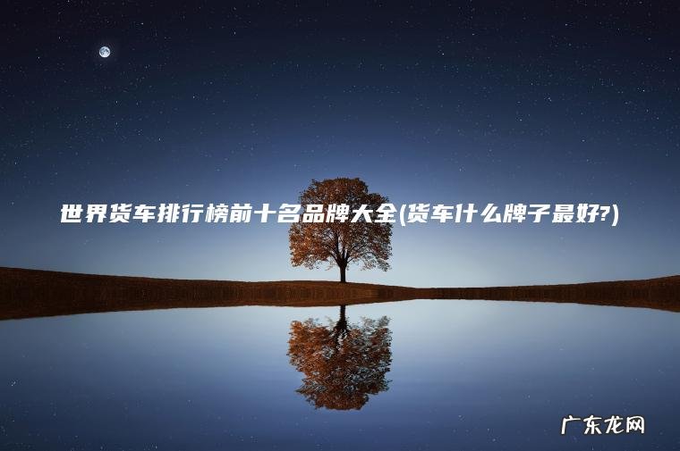 世界货车排行榜前十名品牌大全(货车什么牌子最好?) 货车什么牌子最好? 世界货车排行榜前十名品牌大全