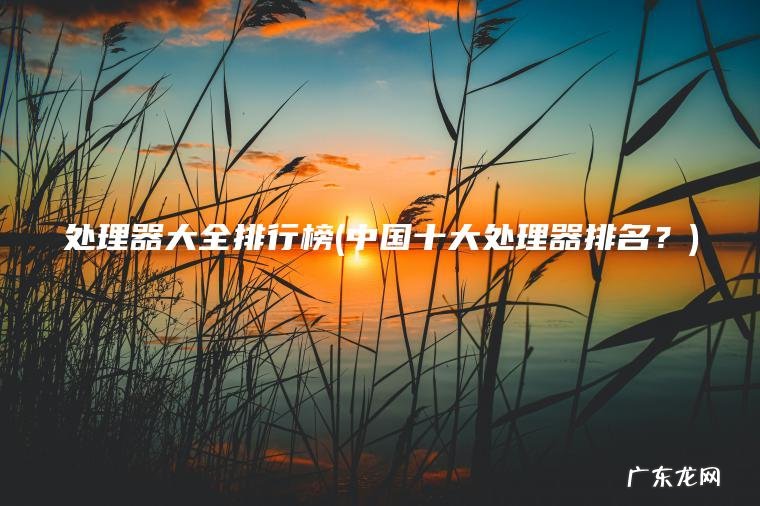 处理器大全排行榜(中国十大处理器排名?) 中国十大处理器排名? 处理器大全排行榜