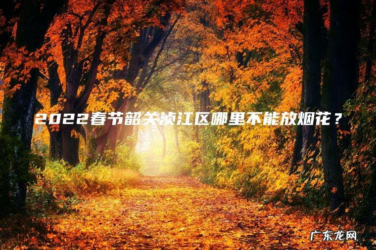 2022春节韶关浈江区哪里不能放烟花? 2022春节韶关浈江区哪里不能放烟花?