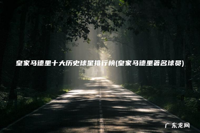 皇家马德里著名球员 皇家马德里十大历史球星排行榜