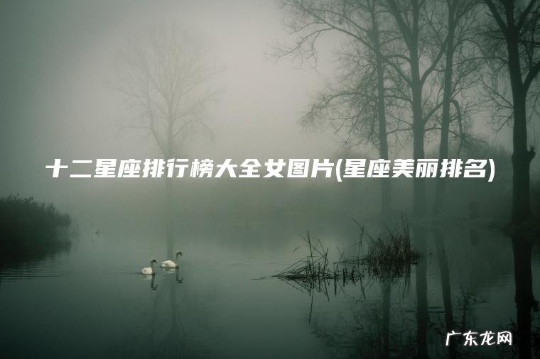 星座美丽排名 十二星座排行榜大全女图片