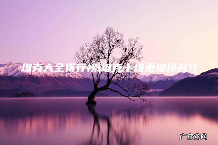 坦克大全排行榜(坦克十级重坦排名?) 坦克十级重坦排名? 坦克大全排行榜