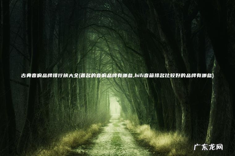 著名的音响品牌有哪些,hifi音箱排名比较好的品牌有哪些 古典音响品牌排行榜大全