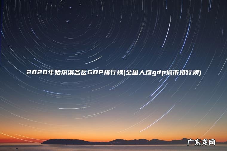2020年哈尔滨各区GDP排行榜(全国人均gdp城市排行榜) 全国人均gdp城市排行榜 2020年哈尔滨各区GDP排行榜
