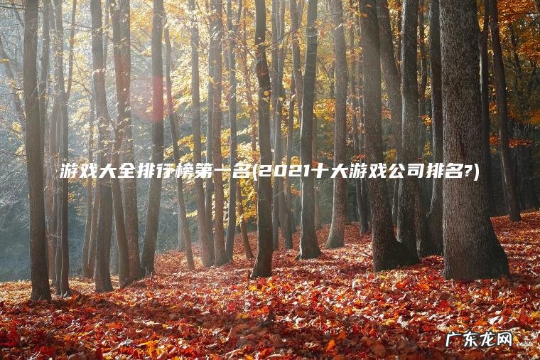 游戏大全排行榜第一名(2021十大游戏公司排名?) 2021十大游戏公司排名? 游戏大全排行榜第一名