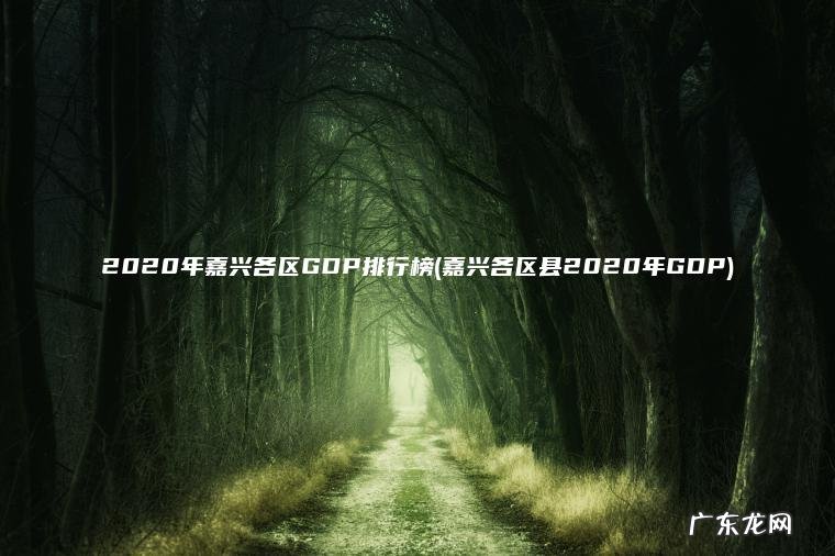 2020年嘉兴各区GDP排行榜(嘉兴各区县2020年GDP) 嘉兴各区县2020年GDP 2020年嘉兴各区GDP排行榜