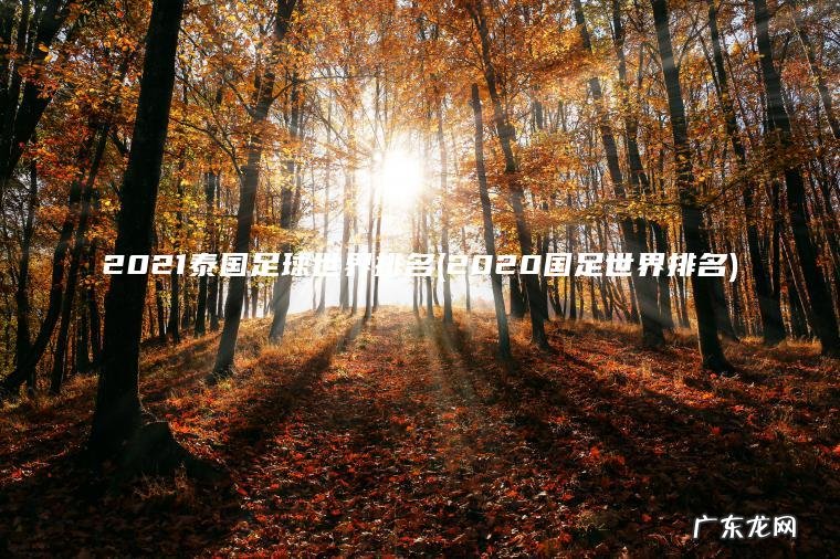 2021泰国足球世界排名(2020国足世界排名)