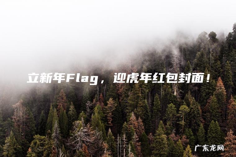 立新年Flag , 迎虎年红包封面! 立新年Flag,迎虎年红包封面!
