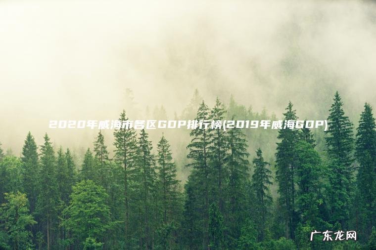 2020年威海市各区GDP排行榜(2019年威海GDP) 2019年威海GDP 2020年威海市各区GDP排行榜