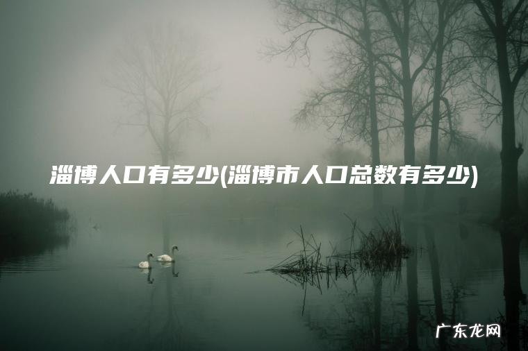 淄博市人口总数有多少 淄博人口有多少