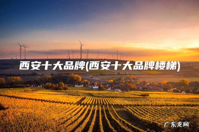 西安十大品牌(西安十大品牌楼梯)