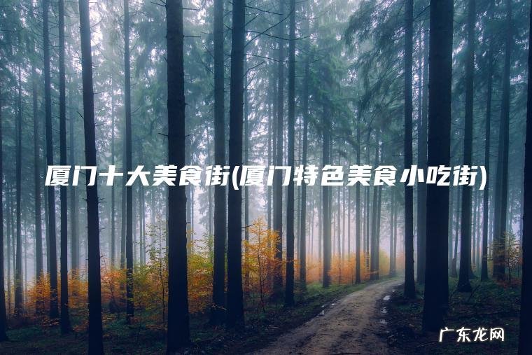 厦门十大美食街(厦门特色美食小吃街) 厦门特色美食小吃街 厦门十大美食街