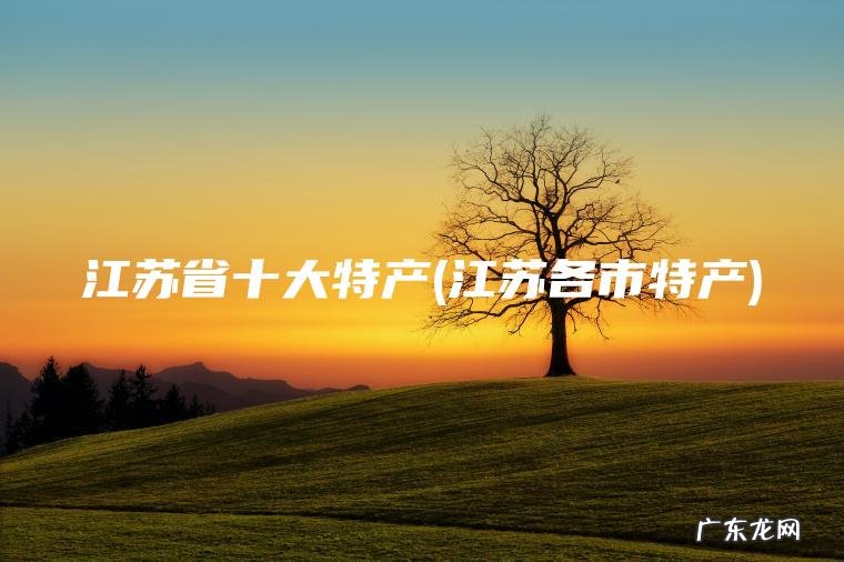 江苏省十大特产(江苏各市特产) 江苏各市特产 江苏省十大特产