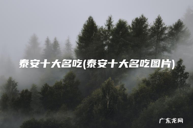 泰安十大名吃(泰安十大名吃图片) 泰安十大名吃图片 泰安十大名吃