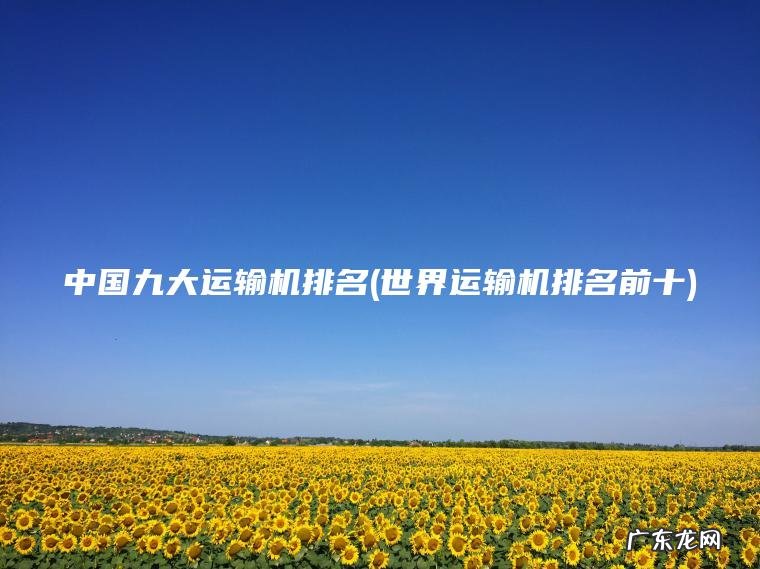 中国九大运输机排名(世界运输机排名前十) 世界运输机排名前十 中国九大运输机排名
