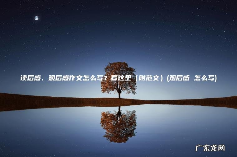 观后感 怎么写 附范文 读后感、观后感作文怎么写？看这里