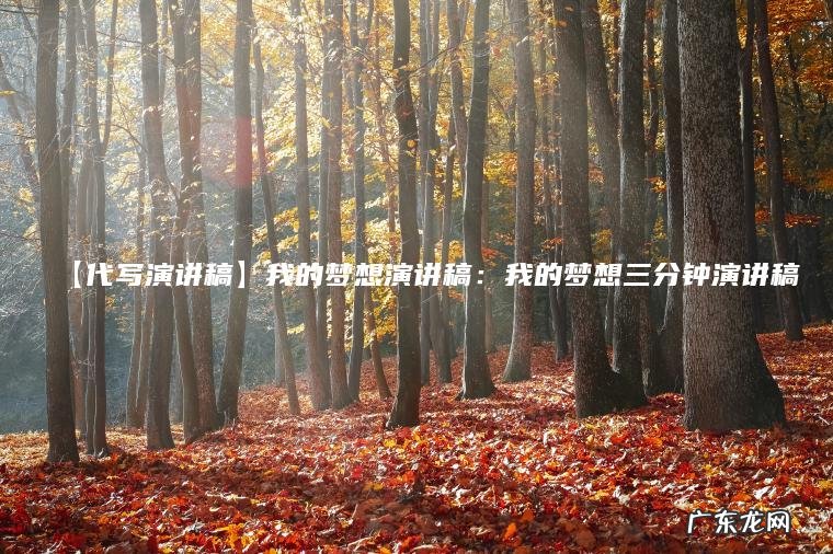 【代写演讲稿】我的梦想演讲稿:我的梦想三分钟演讲稿 【代写演讲稿】我的梦想演讲稿:我的梦想三分钟演讲稿