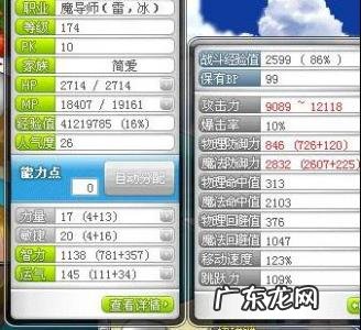 冒险岛冰雷加点