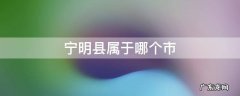 宁明县属于哪个市 宁明县属于哪个市?