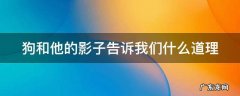 狗和他的影子告诉我们什么道理 狗和他的影子故事寓意